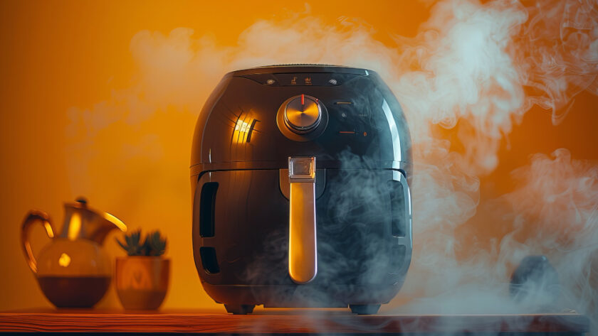 air fryer füst