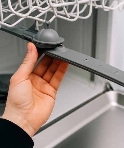 mosogatógép szórókar tisztítás